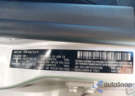 2016 Jeep Renegade Limited from USA, damaged, VIN ZACCJBDT5GPD51565